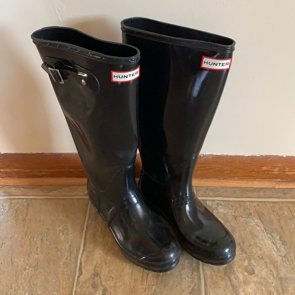 Tall Hunter rain boots
